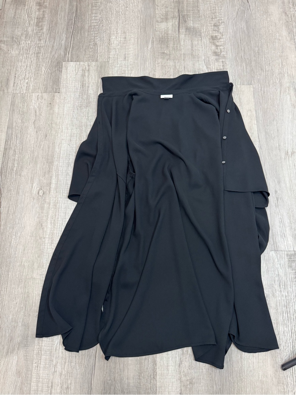 J. Jill Women's Long Sleeveuse Top Tunic Size 2X Black Button Front Polyester - Picture 13 of 13